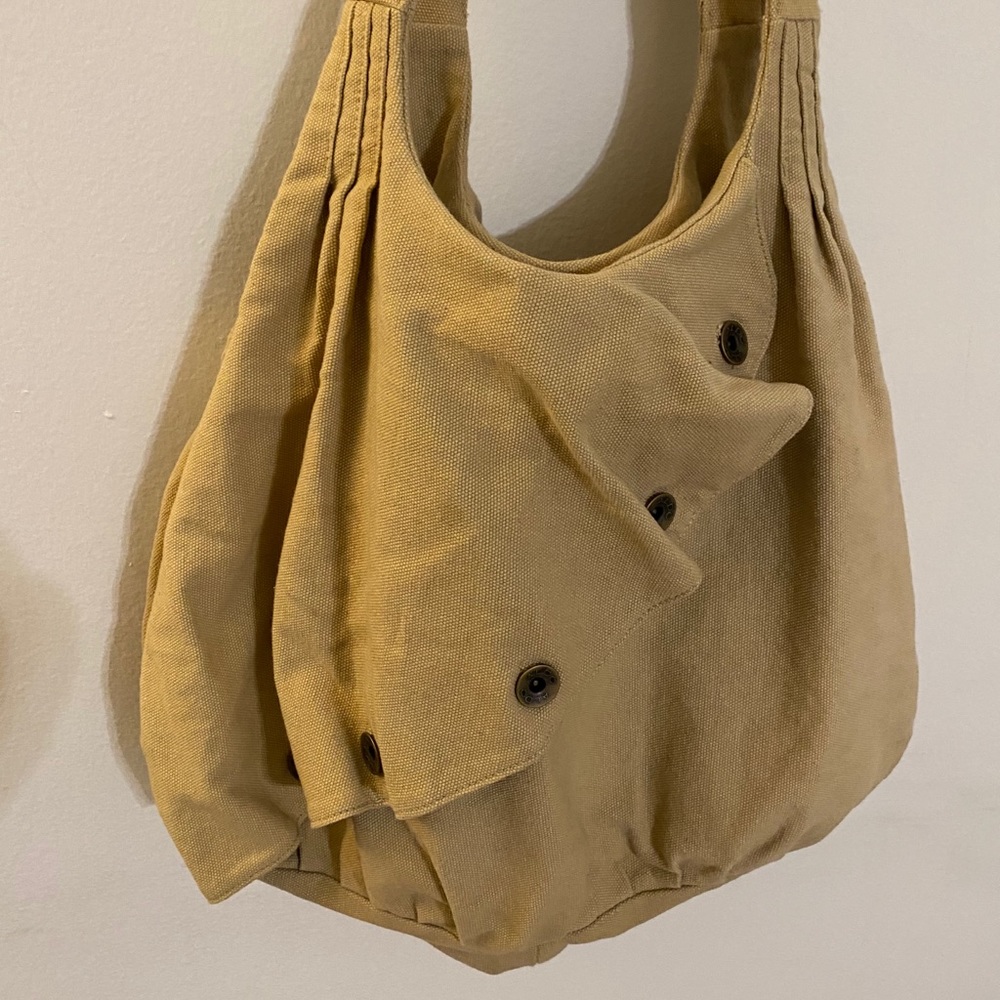 Aldo Crossbody Canvas Bag purple velvet lined